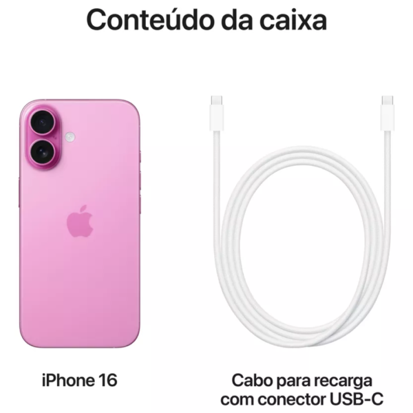 iPhone 16 128GB eSIM - Rosa - Image 9