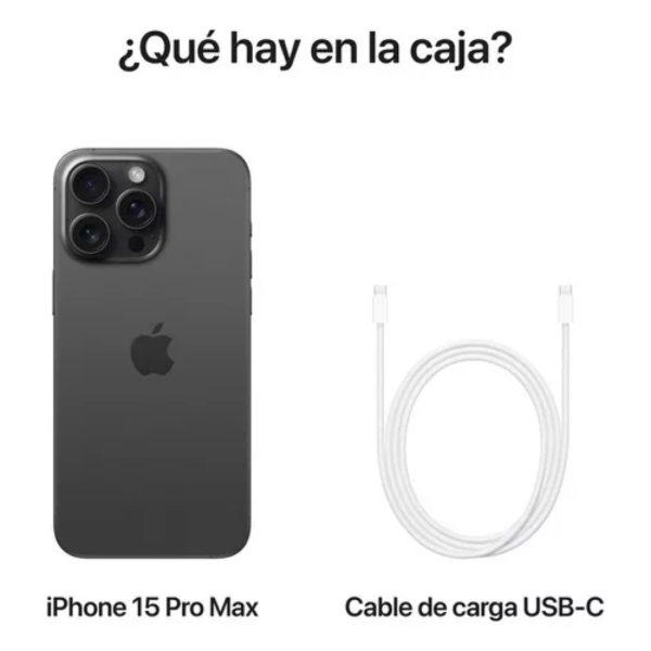 iPhone 15 PRO MAX 1TB eSIM- Titânio Preto - Image 2